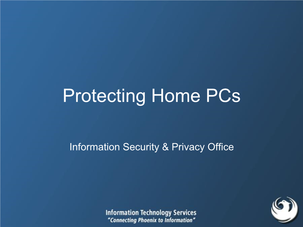Protecting Home Pcs