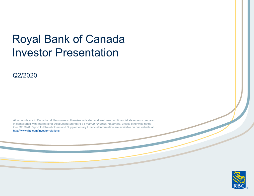 Royal Bank of Canada Investor Presentation