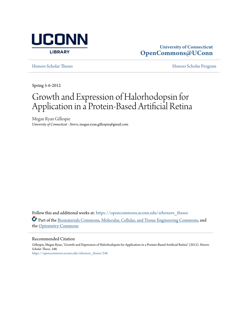 Growth and Expression of Halorhodopsin for Application in A