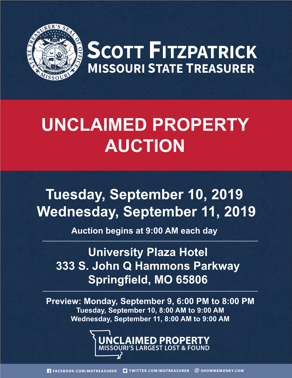 Unclaimed Property Auction