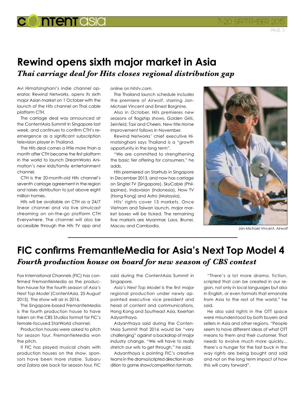 Contentasia Rewind Opens Sixth Major Market in Asia