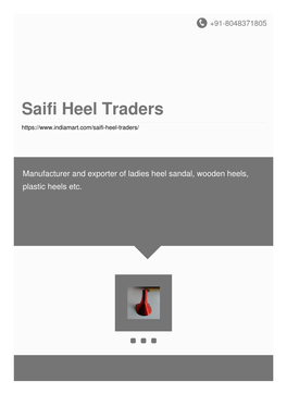 Saifi Heel Traders