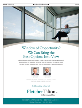 Window of Opportunity? We Can Bring the Best Options Into View
