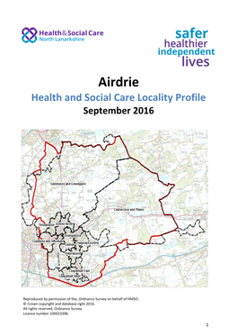 Airdrie Health and Social Care Locality Profile September 2016