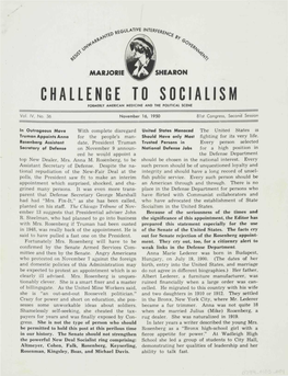 Challenge to Socialism Formerly American Medicine and the Political Scene