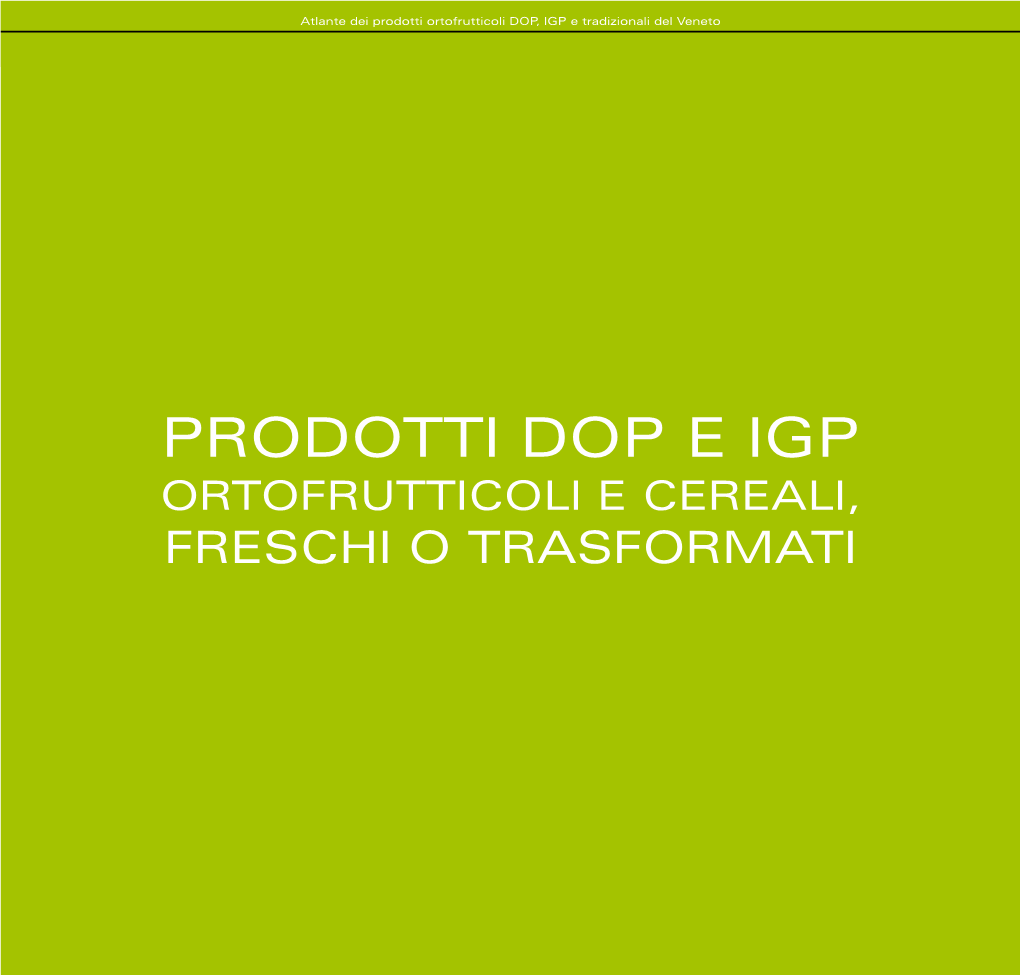 Prodotti Dop E