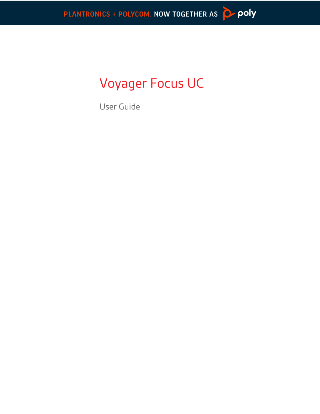 Voyager Focus UC