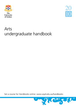 Arts Undergraduate Handbook