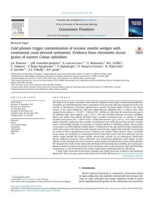Evidence from Chromitite Zircon Grains of Eastern Cuban Ophiolites