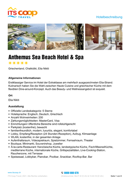 Anthemus Sea Beach Hotel &