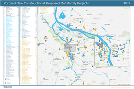 Portland New Construction & Proposed Multifamily Projects 3Q17