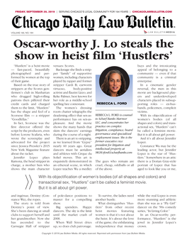 Hustlers’ “Hustlers” Is a Heist Movie Venues: Scores