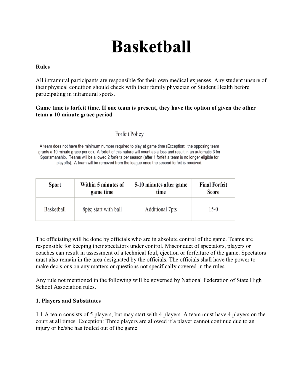Basketball Rules.Pdf