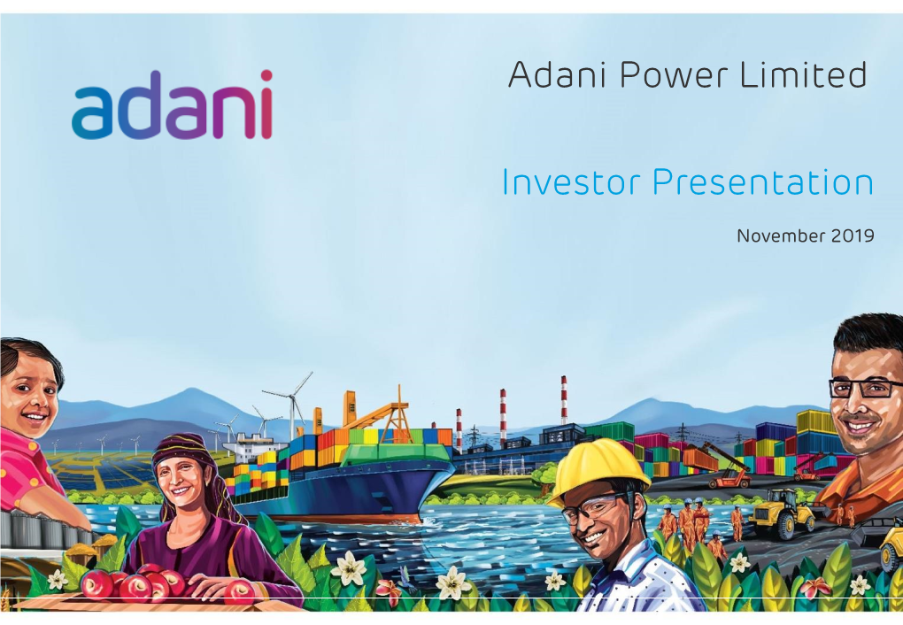 investor presentation adani