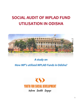 Social Audit of Mplad Fund Utilisation in Odisha