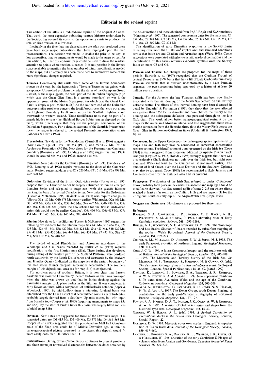 Editorial to the Revised Reprint