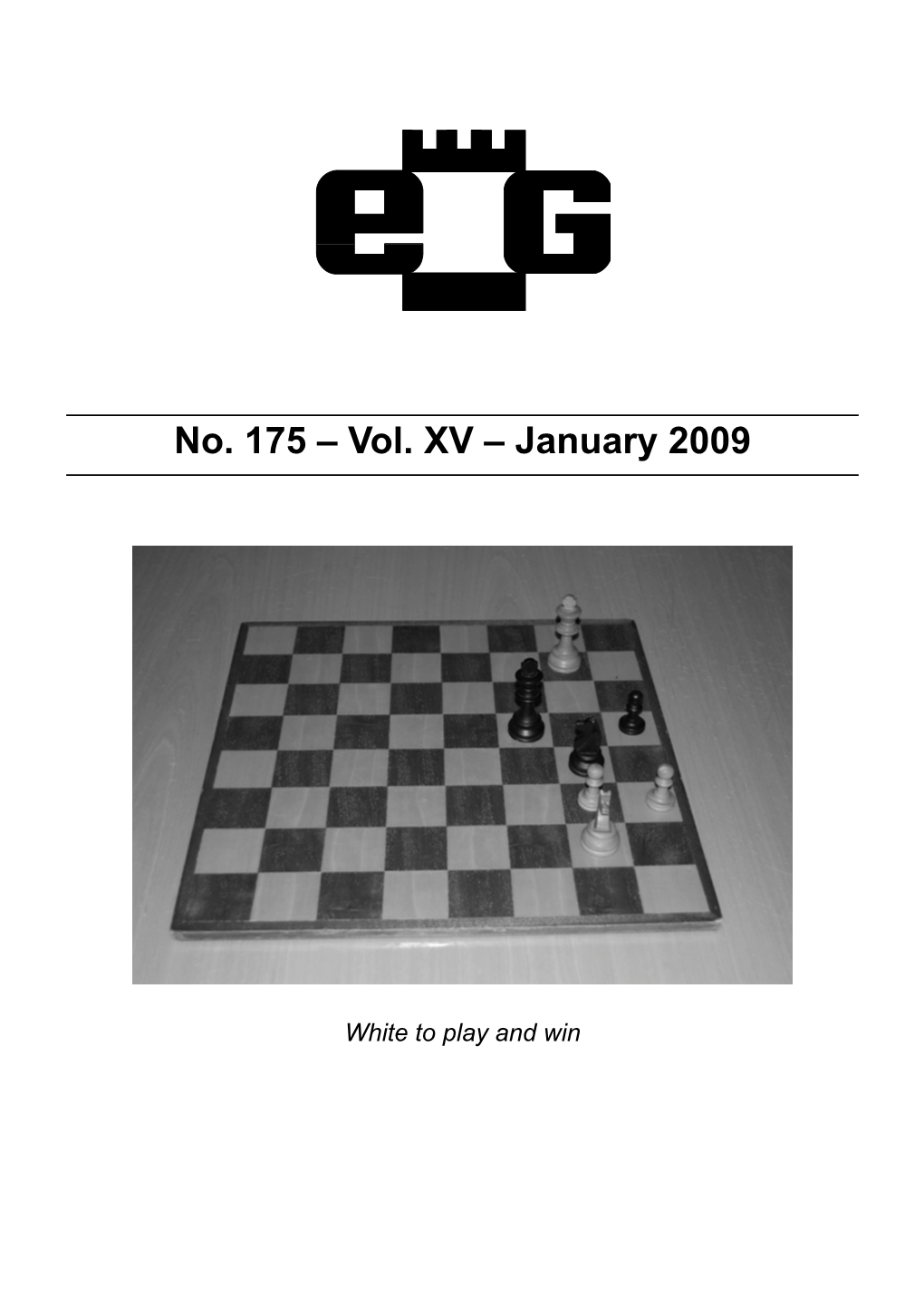 No. 175 – Vol. XV – January 2009