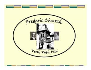 Frederic Church the Parthenon Important Movements