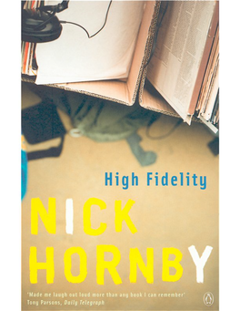 High Fidelity, About a Boy and How to Be Good