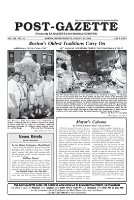 Boston's Oldest Traditions Carry On
