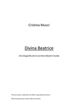 Divina Beatrice