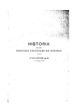 Historia De Los Dominios Españoles En Oceania