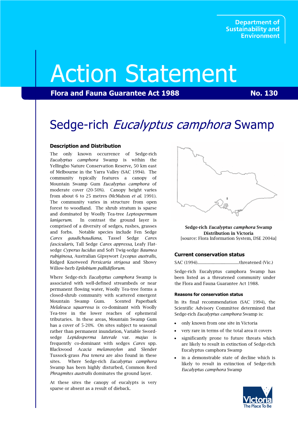 Sedge-Rich Eucalyptus Camphora Swamp