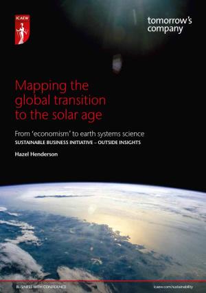 Mapping the Global Transition to the Solar Age