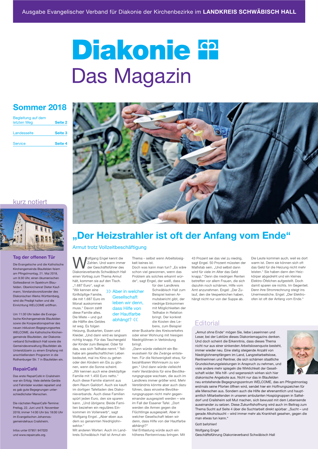 Diakonie Magazin Sommer 2018