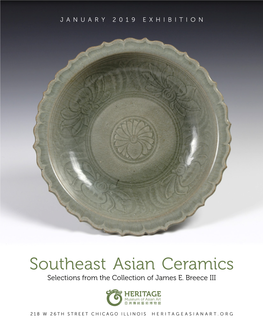 Southeast Asian Ceramics Selections from the Collection of James E