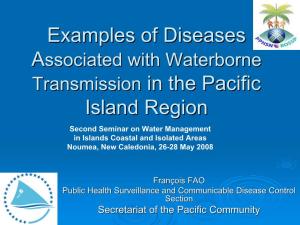 Water Borne Diseases in the Pacific Region