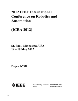 2012 IEEE International Conference on Robotics and Automation (ICRA 2012)