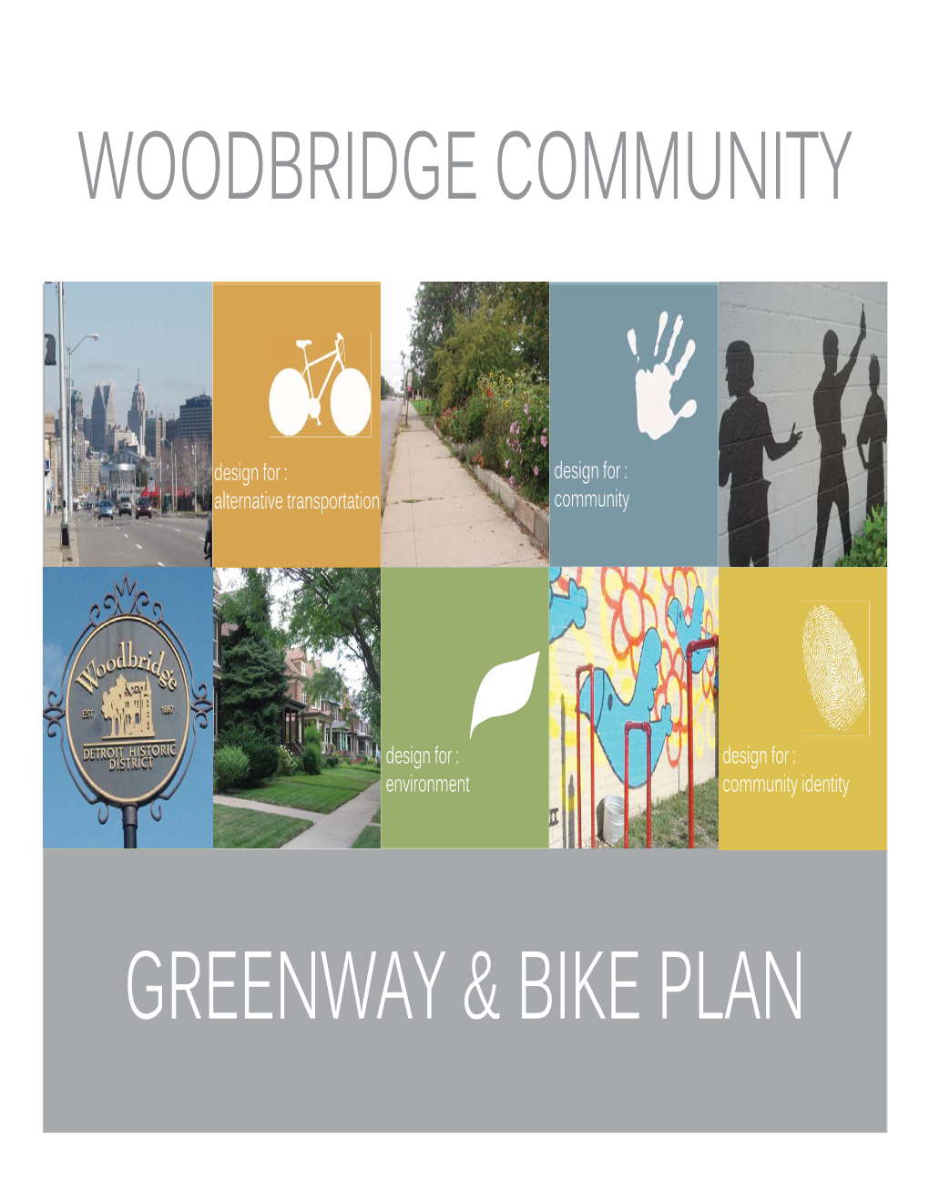 Detroit's Woodbridge Community Greenway and Bike Plan