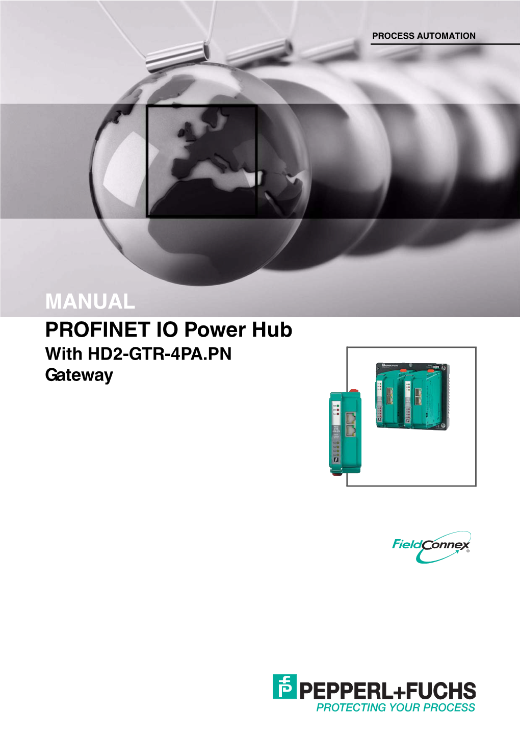 PROFINET IO Power Hub with HD2-GTR-4PA.PN Gat Eway