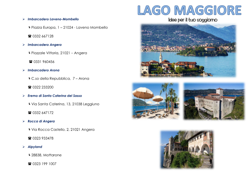 Idee Soggiorno Lago Maggiore