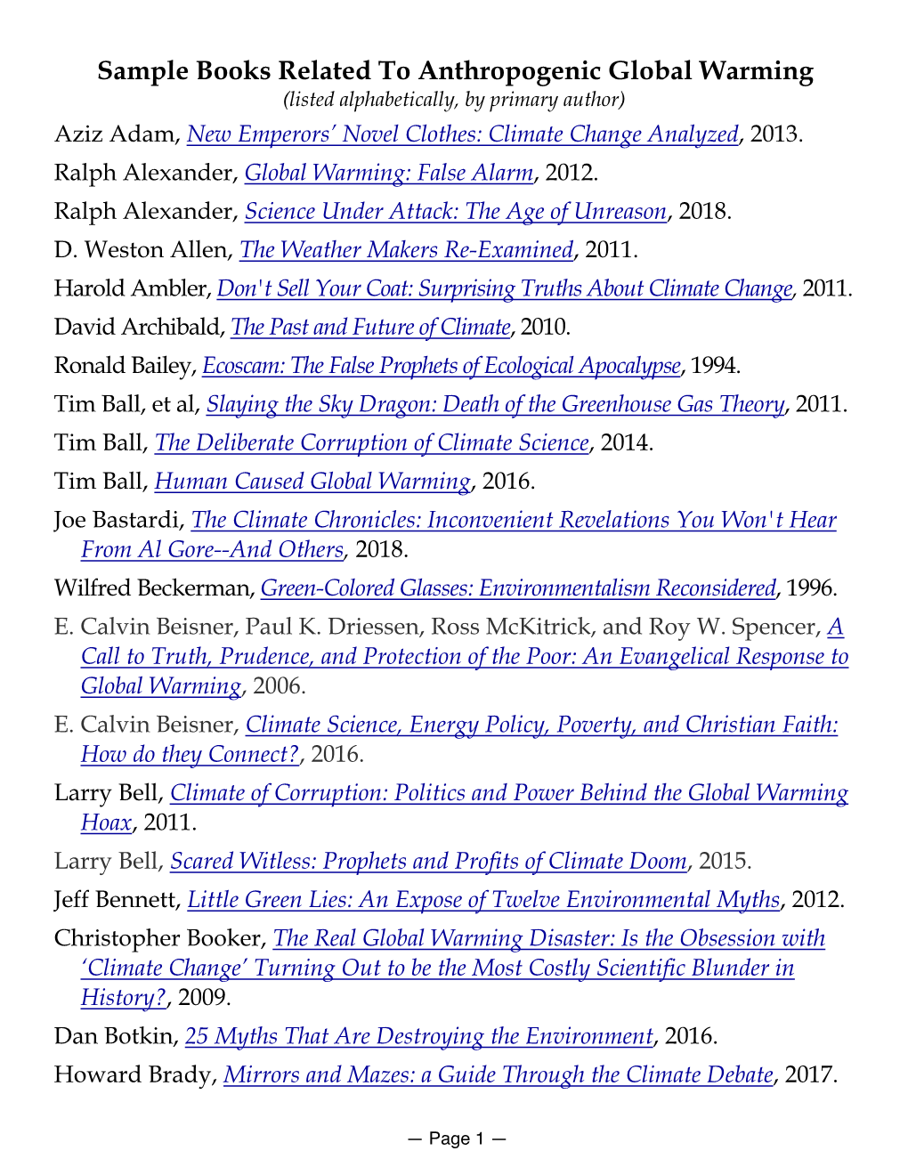 Climate Change Analyzed, 2013