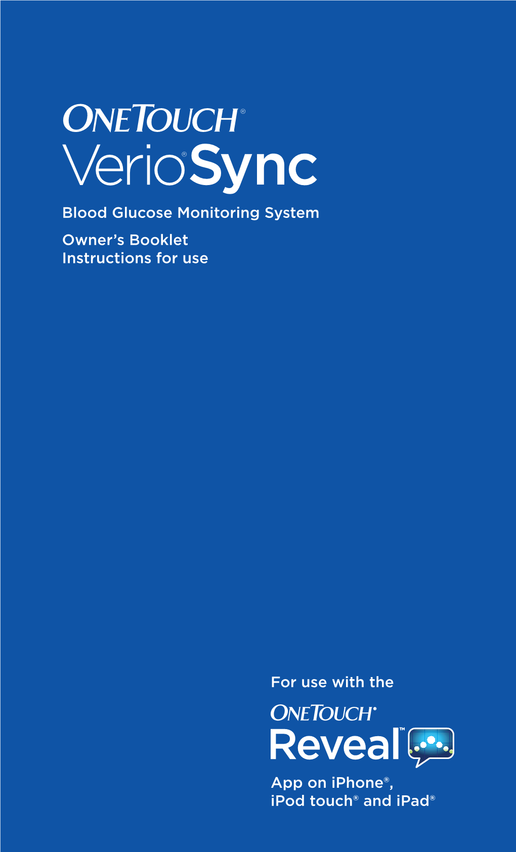 Onetouch® Verio® Sync Owner's Booklet US English