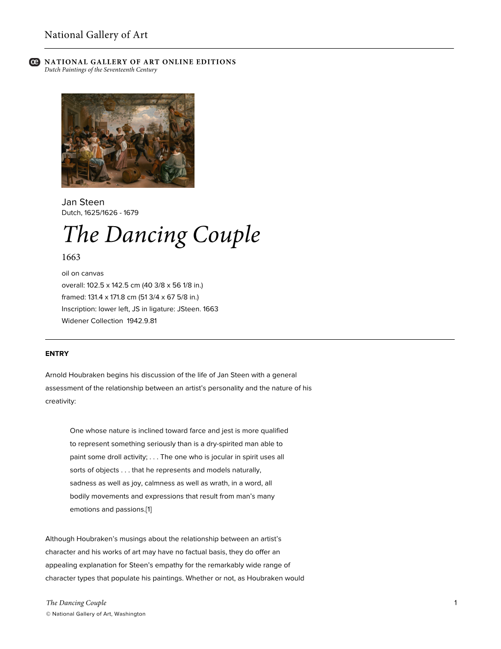 The Dancing Couple