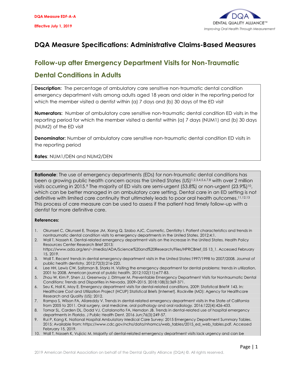 Follow-Up After Emergency Department Visits for Non-Traumatic Dental Conditions in Adults