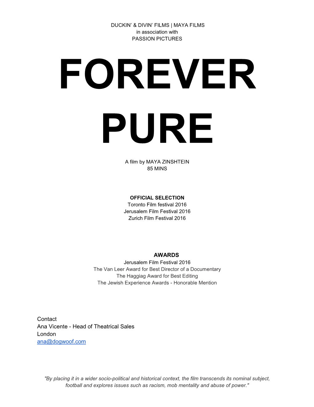 Forever Pure