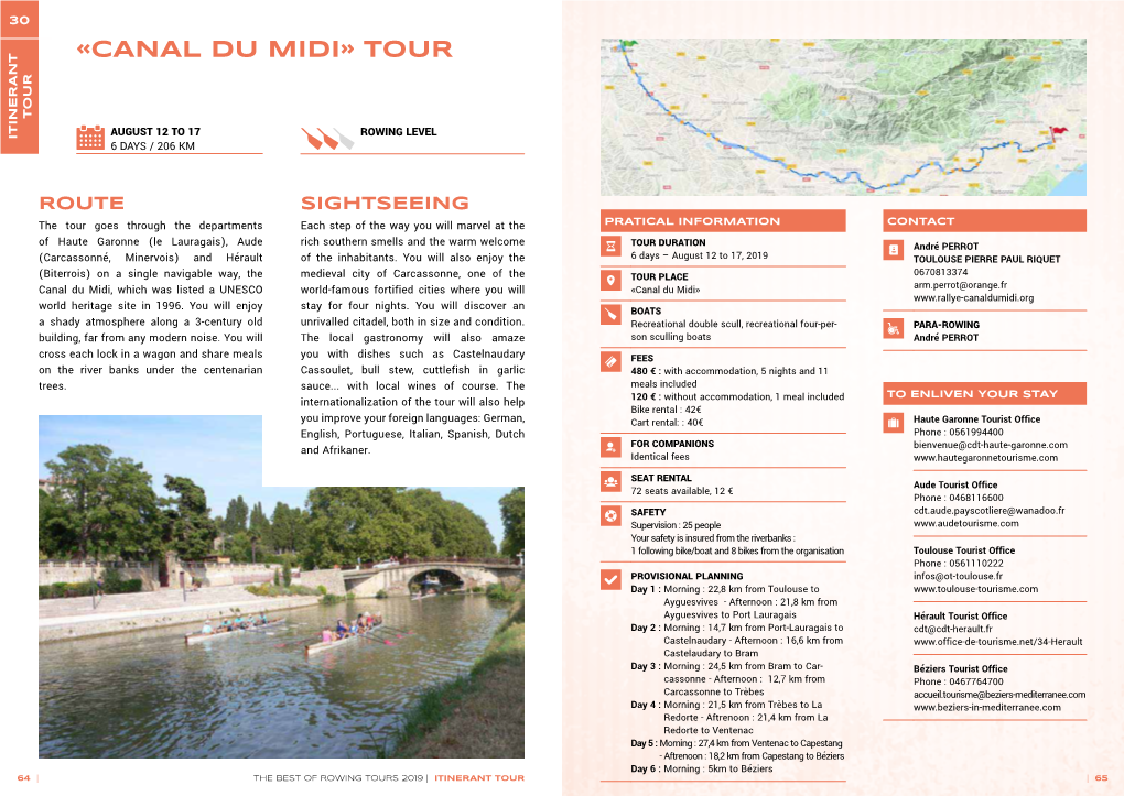«Canal Du Midi» Tour