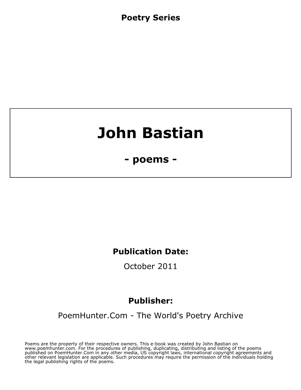 John Bastian