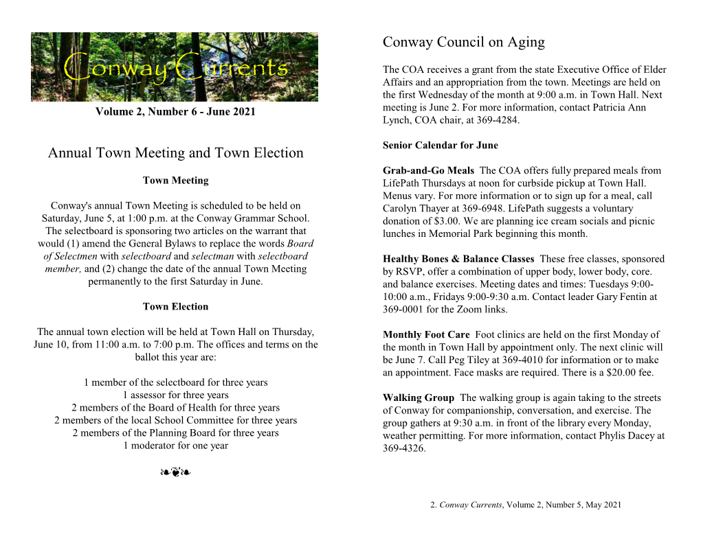 Conway Currents June 2021