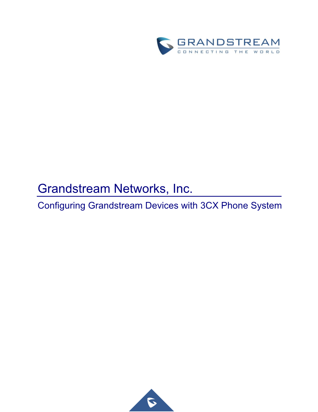 Configuring Grandstream Devices with 3CX Phone System