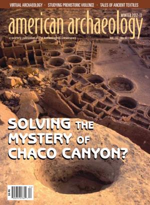 Solving the Mystery of Chaco Canyon?