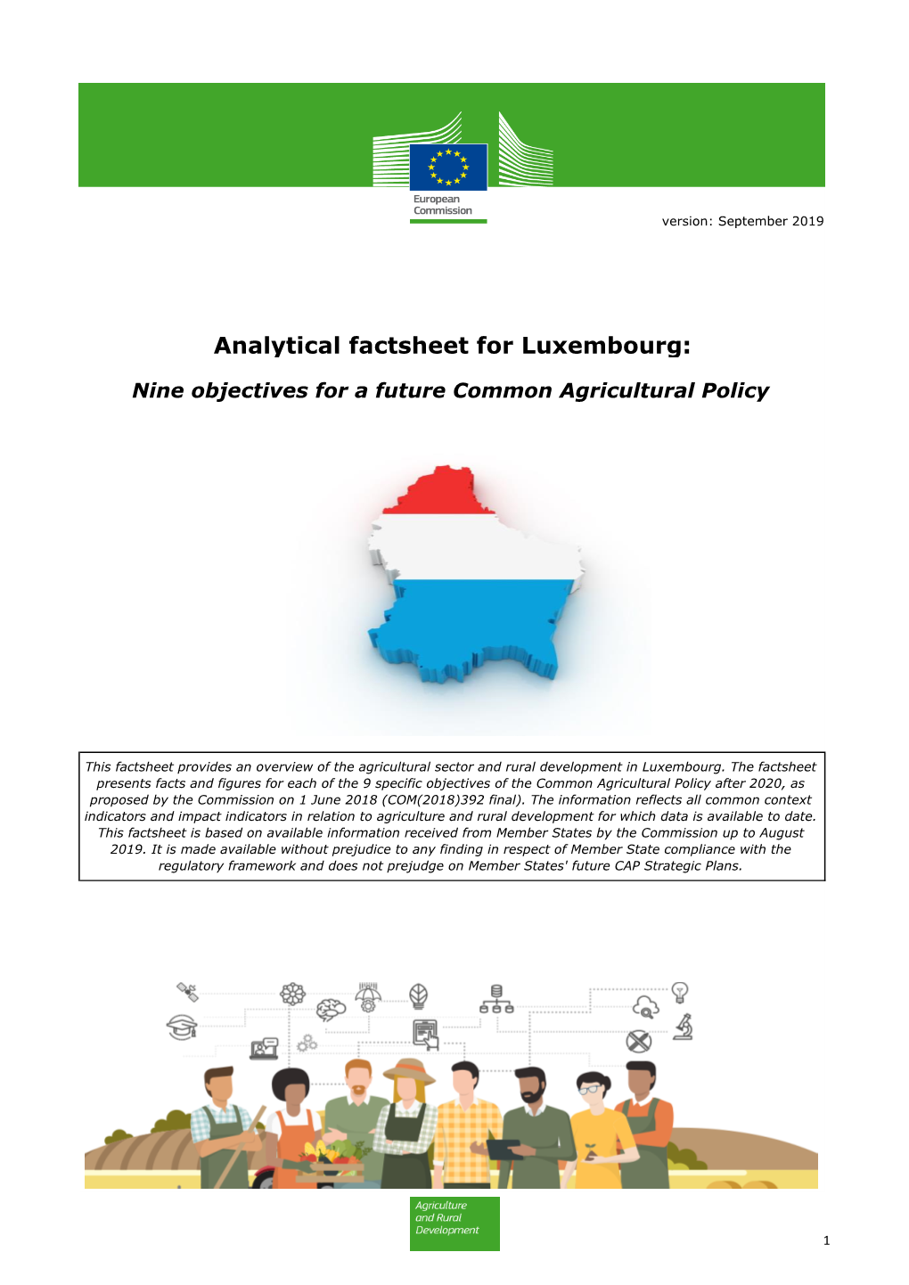 LU Analytical Factsheet for Luxembourg