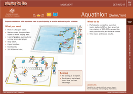 Aquathlon (Swim/Run)