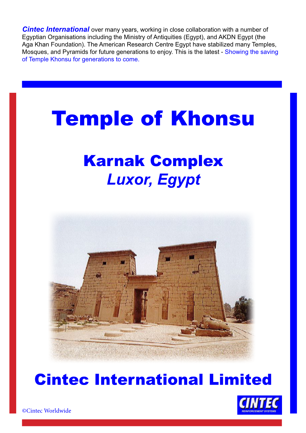 Temple of Khonsu