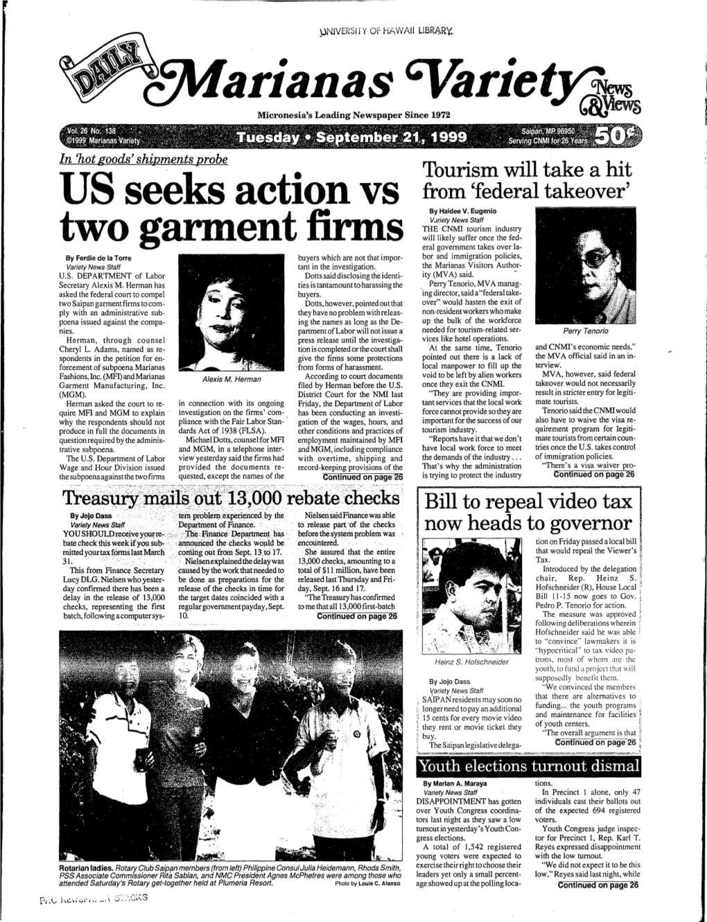 US Seeks Action Vs Two Garment Firms