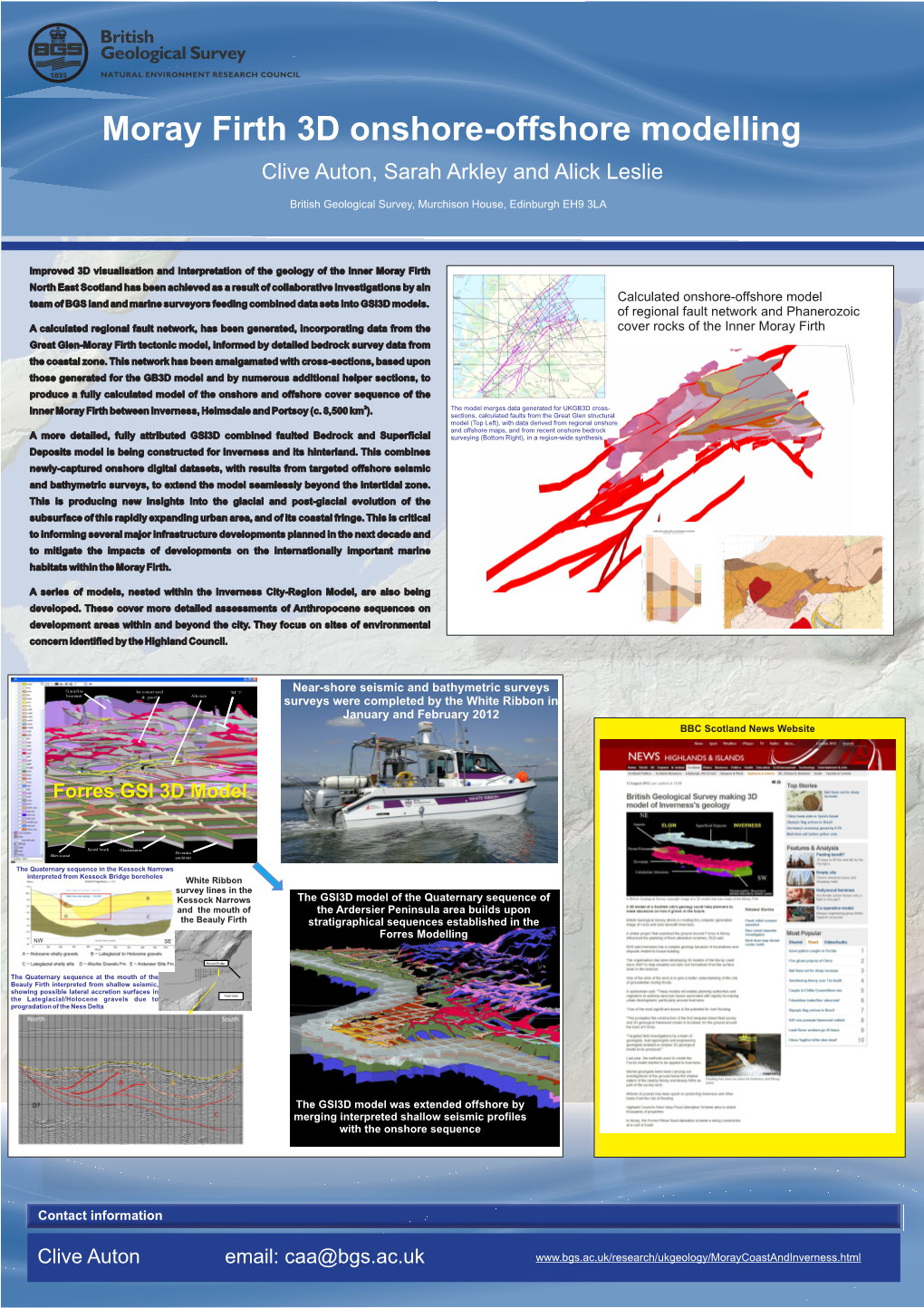 Moray Firth 3D Onshore-Offshore Modelling Clive Auton, Sarah Arkley and Alick Leslie